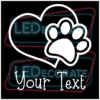 Personalised Paw Print Decal 3